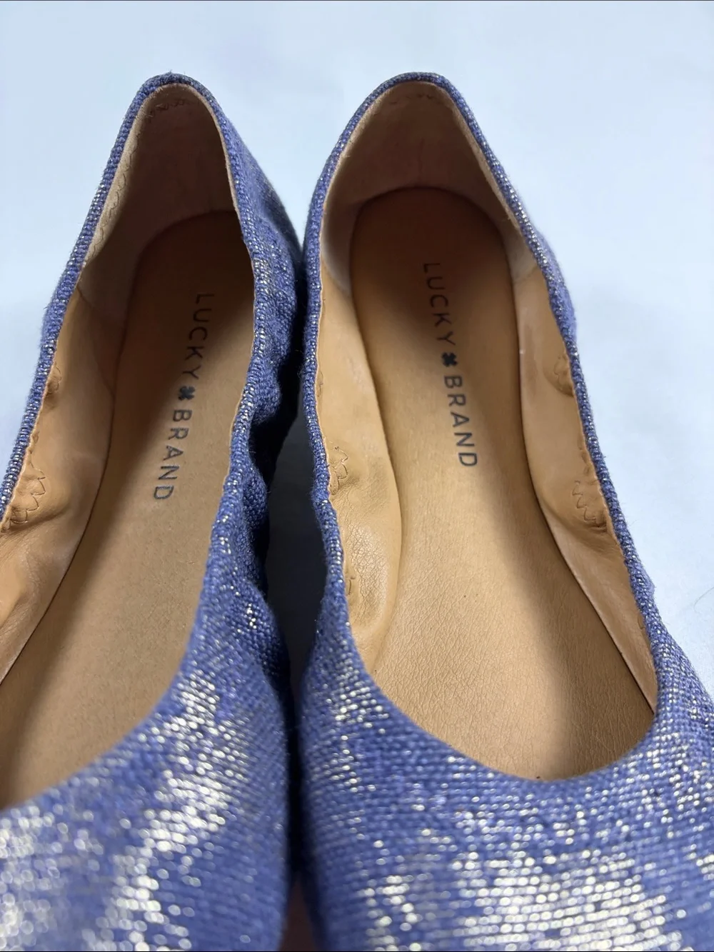 Lucky Brand Women's Shimmer Ballet Flats - Lavender